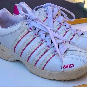 kswiss 67674/K64 Women’s White Pink Athletic Sneakers Size 42/10US